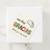 Muchas Gracias, vielen Dank, Taco Party Geschenkanhänger (Beispiel)