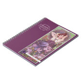 Muchas Precioius Stones Amethyst Lila 2 Notizblock (Linke Seite)