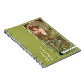 Muchas Precioius Stones Emerald Green Notebook Notizblock (Rechte Seite)