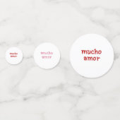 MUCHO AMOR KONFETTI (Vorderseiten)