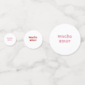 MUCHO AMOR KONFETTI (Rückseiten)