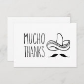 Mucho Vielen Dank, Card, danke, Karte (Vorne/Hinten)