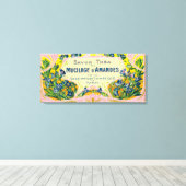 Mucilage D'Amandes Soap LabelParis, Frankreich Leinwanddruck (Insitu (Holzboden))