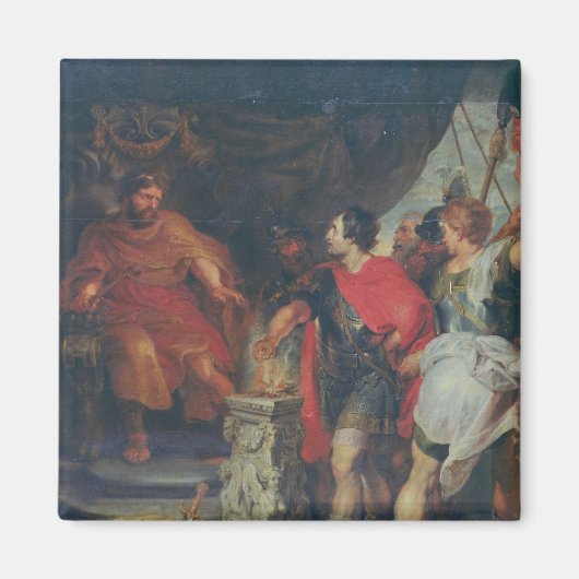 Mucius Scaevola vor Lars Porsena, c.1618-20 Magnet (Vorne)