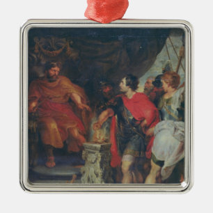 Mucius Scaevola vor Lars Porsena, c.1618-20 Silbernes Ornament