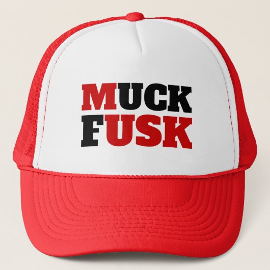 "MUCK FUSK"-Trucker-Mütze Truckerkappe (Vorderseite)