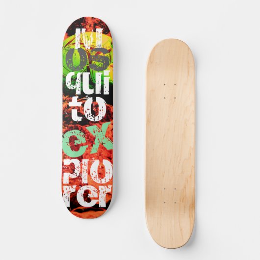 Mückenforscherin Skateboard (Vorderseite)