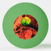 Mückenforscherin Tischtennisball (Rückseite)