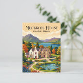 Muckross House Irland Postkarte (Stehend Vorderseite)