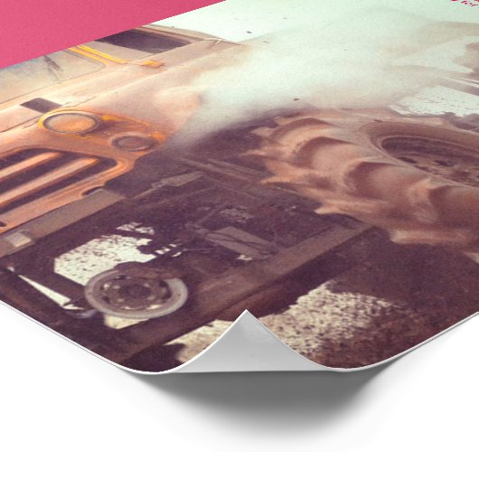 Mud Bogging 4x4 Lkw Poster (Ecke)