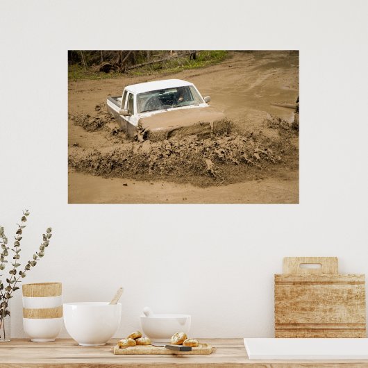 Mud Bogging Poster (Küche)