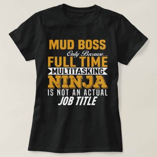 Mud Boss T-Shirt (Design vorne)