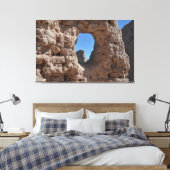 Mud Brick Fort Canvas Print Leinwanddruck (Insitu (Schlafzimmer))