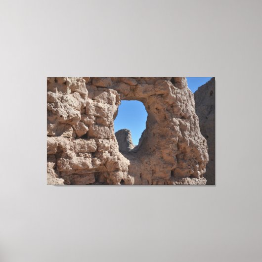 Mud Brick Fort Canvas Print Leinwanddruck (Vorderseite)