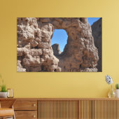 Mud Brick Fort Canvas Print Leinwanddruck (Insitu (Wohnzimmer))