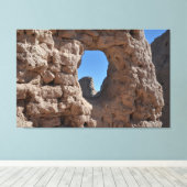 Mud Brick Fort Canvas Print Leinwanddruck (Insitu (Holzboden))