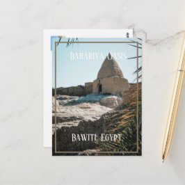 Mud Brick Gebäude, Bahariya Oasis, Ägypten Postkarte