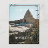 Mud Brick Gebäude, Bahariya Oasis, Ägypten Postkarte (Vorderseite)