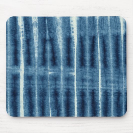 Mud Cloth Indigo Maus Pad Mousepad (Vorne)