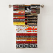 Mud Cloud Print Badhandtuch Set (Insitu)