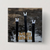 Mud Diver mit Titel-Quadrat-Taste Button (Vorderseite)