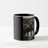 Mud Diver schwarze Kombitasse 2-seitig Tasse (VorderseiteRechts)