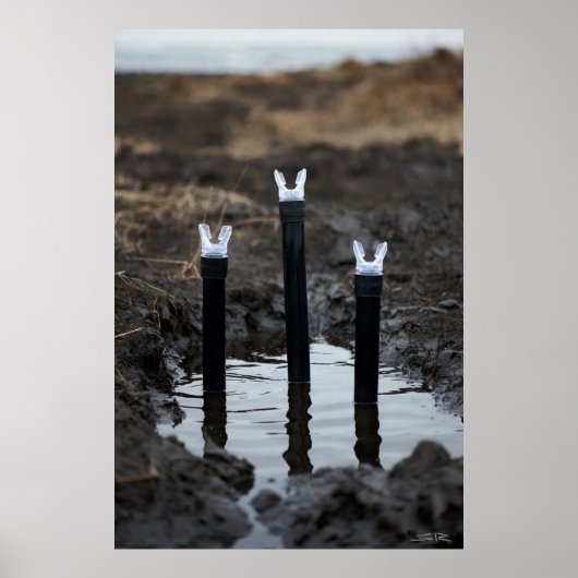 Mud Diving Mattposter Poster (Vorne)