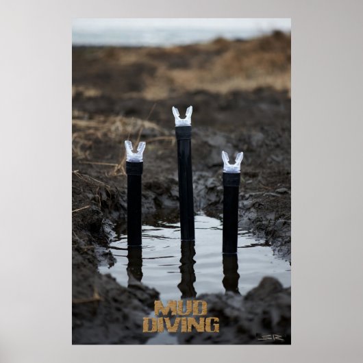 Mud Diving w title matte poster (Vorne)