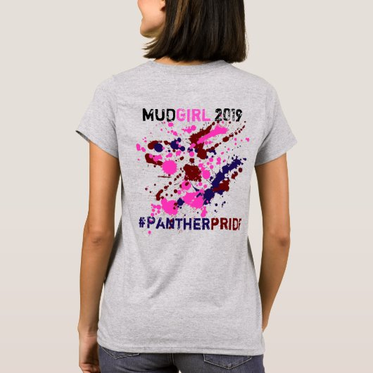 Mud Girl Run T-Shirt (Rückseite)
