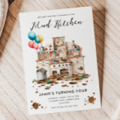 Mud Kitchen Einladung zum Geburtstag