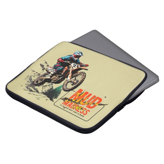 Mud Madness | 15" Laptopschutzhülle (Vorne Oben)