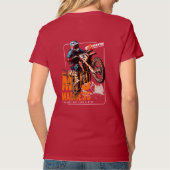 Mud Madness | Women's V-Neck T-Shirt (Rückseite)