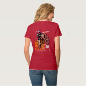 Mud Madness | Women's V-Neck T-Shirt (Rückseite Vollansicht)