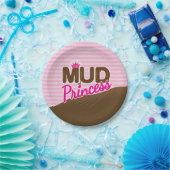 'Mud Princess' Pappteller (Party)