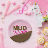 'Mud Princess' Pappteller (Party)