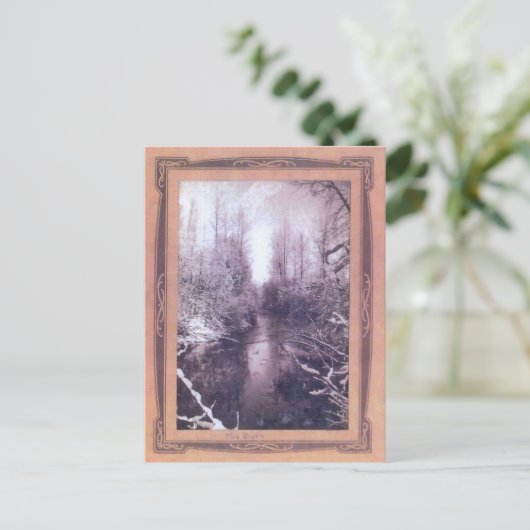 Mud River, BC Memory Postcard Postkarte (Stehend Vorderseite)