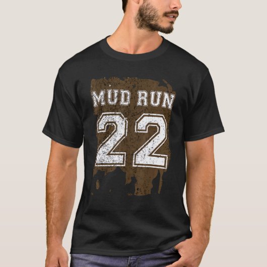 Mud Run 2022 Team Graphic Runners Running Workout T-Shirt (Vorderseite)