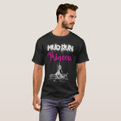 Mud Run Princess Women Mud Runner Hindernis Race M T-Shirt (Vorne ganz)