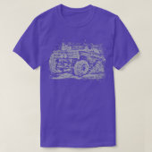 Mud Truck Bogger Mudding  T-Shirt (Design vorne)