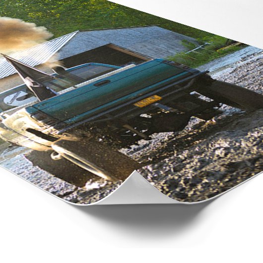 Mud Truck Rollin Coal Poster (Ecke)