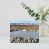 Mud vulcano postkarte (Stehend Vorderseite)