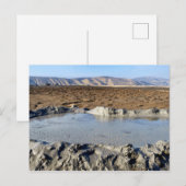 Mud vulcano postkarte (Vorne/Hinten)