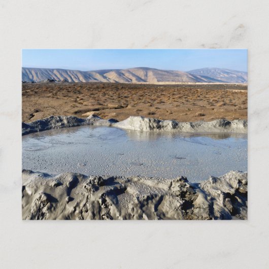 Mud vulcano postkarte (Vorderseite)