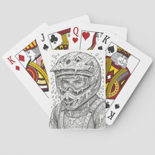 Mud Warrior Playing Cards Spielkarten (Rückseite)