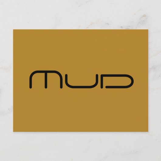 Mud - Zeichen aus Orphan Black Postkarte (Vorderseite)