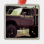 Mudbogging 4x4 LKW Ornament Aus Metall (Vorne)