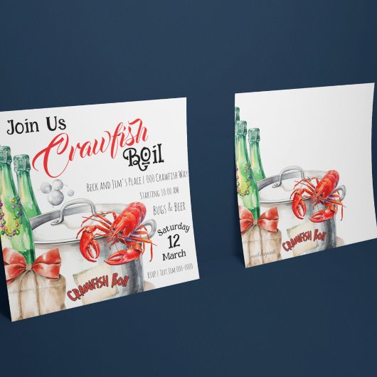 Mudbug | Crawfish Boil Party Einladung
