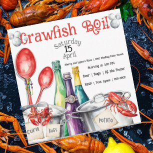 Mudbug Party und Crawfish Boil Einladung