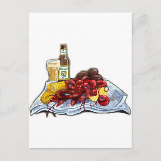 Mudbugs and Brew Postkarte