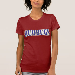 MUDBUGS in blauen Tiles T-Shirt